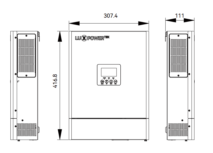Biến tần Luxpower GETA 3.6kW (Model: GETA-LB-EU)